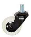 Premium Replacement Caster Wheel 76mm By 30mm For Razor Crazy Cart CC XL And DLX Complete Front And Rear Wheel Assembly