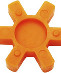 Urethane L Jaw Spider Insert For L Jaw Couplings L095 Two And One Eighth Inch Outer Diameter Orange