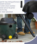 Caster Wheels And Foot Replacement Kit For Most Vacuums And A And B Cleaners Includes 2 Caster Wheels With Foot Set Replaces 8568000 8568010 8568011 8568009 Heavy Duty Casters Compatible With 90L400 86L250B And 90L550, installed on vacuum cleaner