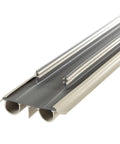 Vinyl Concealed Kerf/Channel Fit Under Door Seal, Easy-to-Install Draft Stopper, beige color, 36 inches, for noise reduction