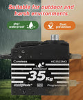 Waterproof 35KG High Torque Servo Motor Coreless Metal Gears Digital RC Steering Servo for RC Crawler RC Trucks Cars