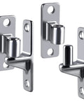 2 Pack Heavy Duty Gate Hinges, Wall Mount Gate Hinge Set with 5/8'', 304 Stainless Steel, capacity up to 600lbs, uninstalled view