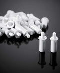 40 Pieces Shutter Repair Pins, Plantation Shutter Fasteners Spring Loaded Replacement Repair Pins for Windows, Cabinet, Movable Blade, Blind Slats, White(0.8 x 0.2 x 0.1 Inch)