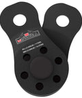 Winch Snatch Block Pulley 11 Tons Fits 1/4" to 1/2" Rope, Towing Off Road Recovery Kit Winch Accessories close-up view