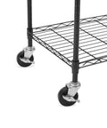 Heavy Duty Shelf Caster Wheels Set Of Four For Wire Shelving With Stem Size One Quarter By Twenty Thread And Smooth Rolling Wheels