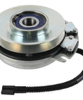 Front view of Xtreme Electric PTO Clutch X0292 showing metal casing, 6-inch pulley, and wiring harness