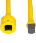Close-up of Torque Limiting Extension, 1" Drive, 300 ft/lbs, Yellow, 40407 showing socket and extension ends.
