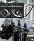 Four Piece Pillow Block Bearing Set KFL08 Self Alignment Flange Bearing Zinc Alloy Steel in industrial machinery setup