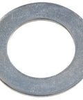 Close-up of Machine Bushing Spacing Washer One And One Eighth Inch Bore And One And Three Quarter Inch Outer Diameter Fourteen Gauge Zinc Plated Ten Pack