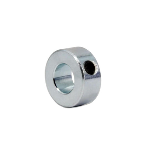 Durable zinc plated steel half inch bore shaft collar set delivers secure, vibration-resistant shaft locking for gearboxes