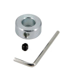 Durable zinc plated steel half inch bore shaft collar set delivers secure, vibration-resistant shaft locking for gearboxes and motor bases