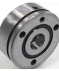 ZKLF3080 Axial Angular Contact High Quality Ballscrew Ball Bearing 30x80x28mm side view showing threaded holes
