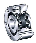 Cross-section of ZKLF3080 Axial Angular Contact High Quality Ballscrew Ball Bearing 30x80x28mm showing internal components